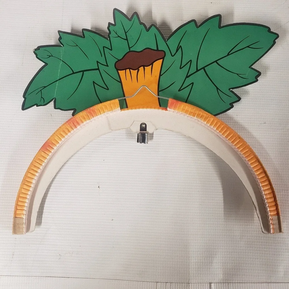 Vintage Halloween Accordion Pumpkin Paper Lantern B Shackman Co 12 inch